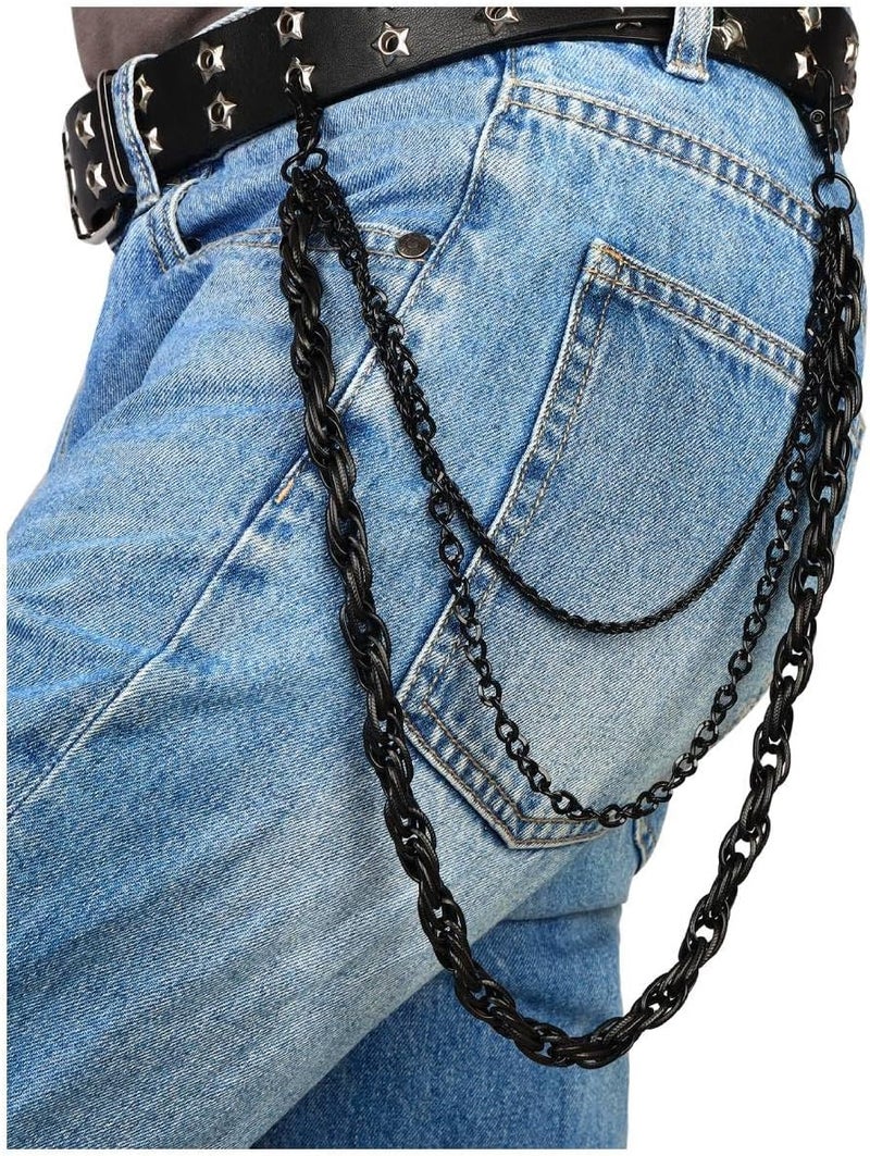 Milakoo Jeans Chains for Men Hip-hop Emo Biker Cool Chains Belt Unisex Punk Chains for Pants - Image 1